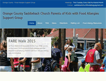 Tablet Screenshot of ocfoodallergy.com